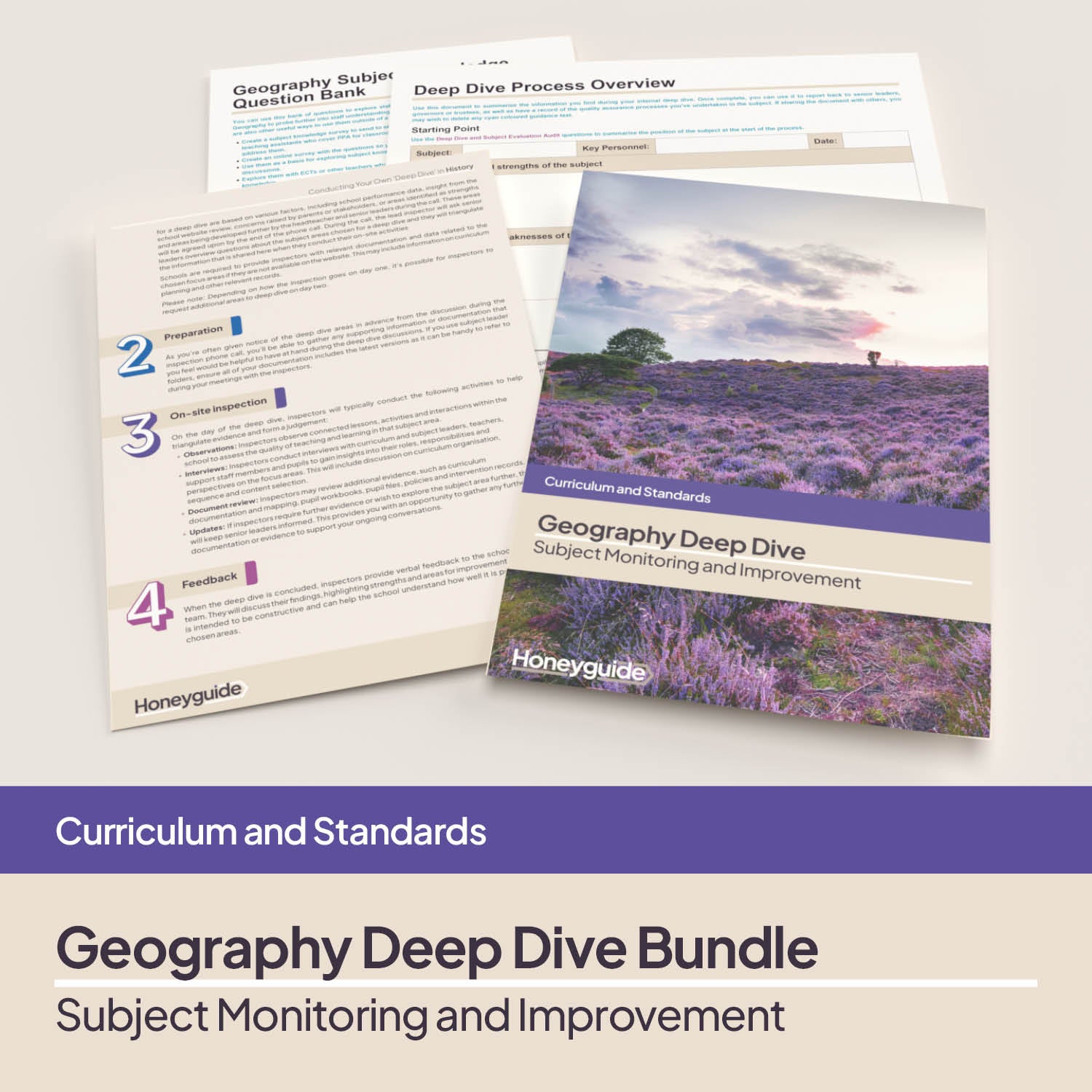 Geography Deep Dive and Subject Knowledge Bundle | Honeyguide SLS