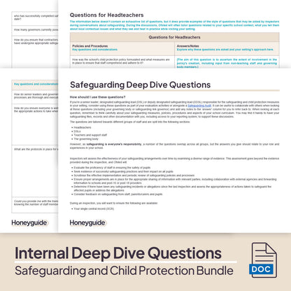 Safeguarding and Child Protection Deep Dive