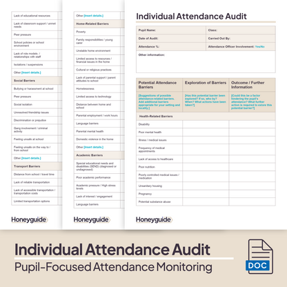 Attendance Champion: Monitoring and Pupil-Focused Planning Bundle