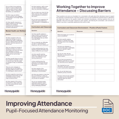 Attendance Champion: Monitoring and Pupil-Focused Planning Bundle