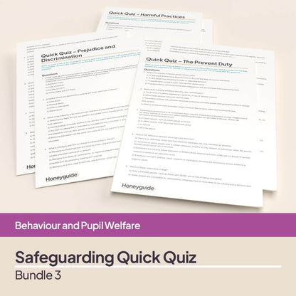 Safeguarding Quick Quiz Bundle 3