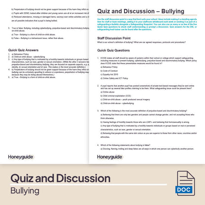 Bullying: Safeguarding Training Bundle