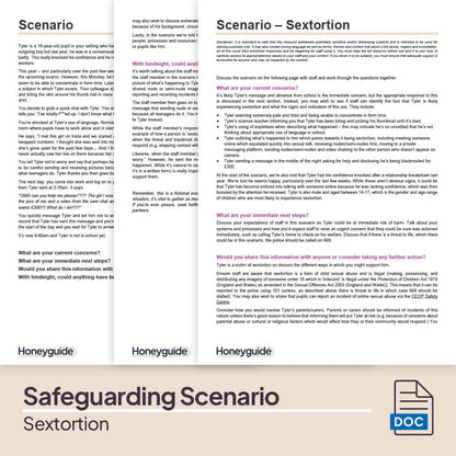 Sextortion: Safeguarding Training Bundle