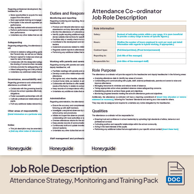 Attendance Strategy, Monitoring and Training Pack