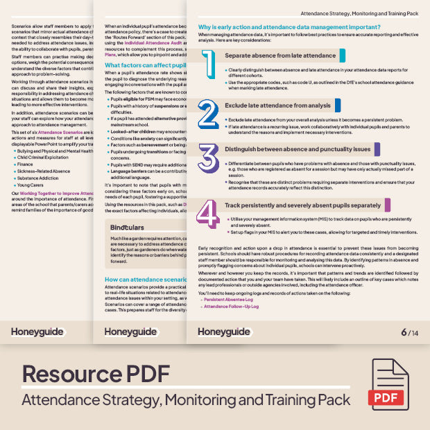 Attendance Strategy, Monitoring and Training Pack