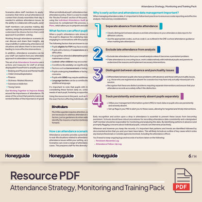 Attendance Strategy, Monitoring and Training Pack