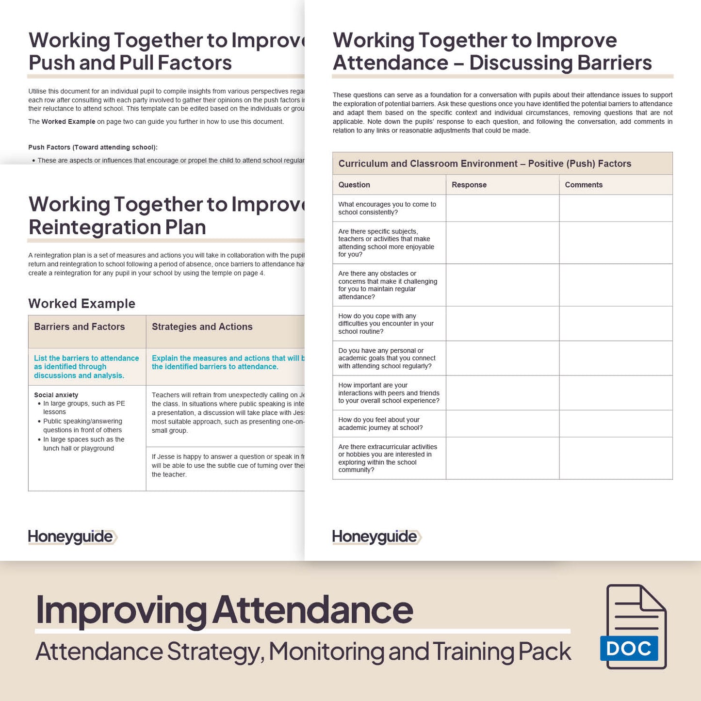 Attendance Strategy, Monitoring and Training Pack