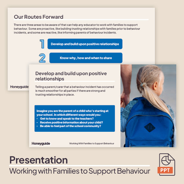 Working With Families to Support Behaviour: CPD Session