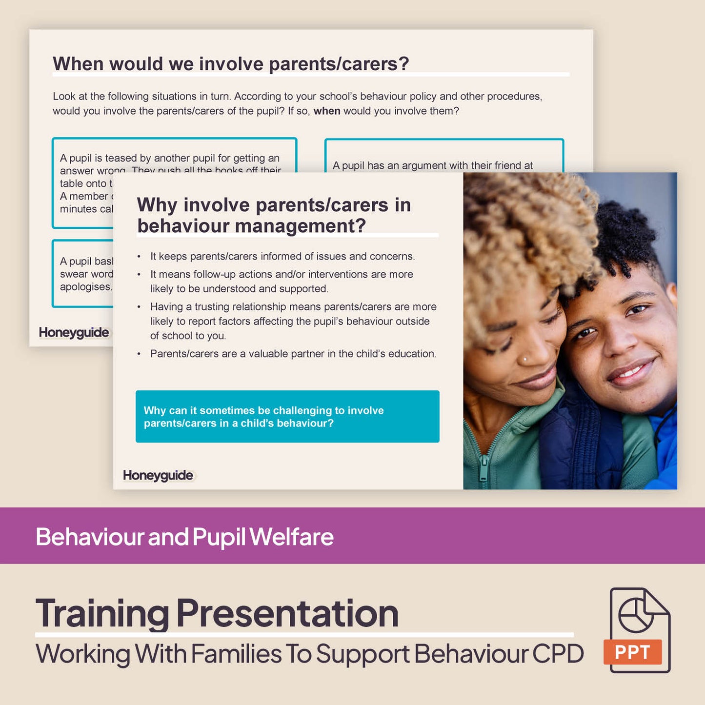 Working With Families to Support Behaviour: CPD Training Bundle