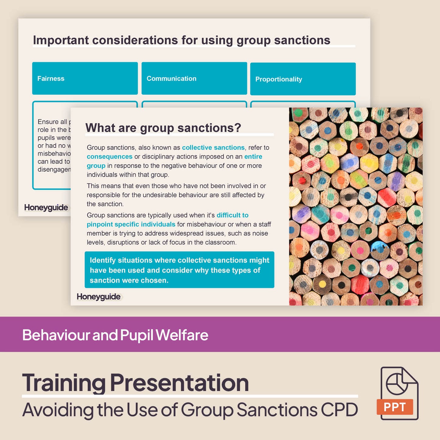 Avoiding the Use of Group Sanctions: CPD Training Bundle