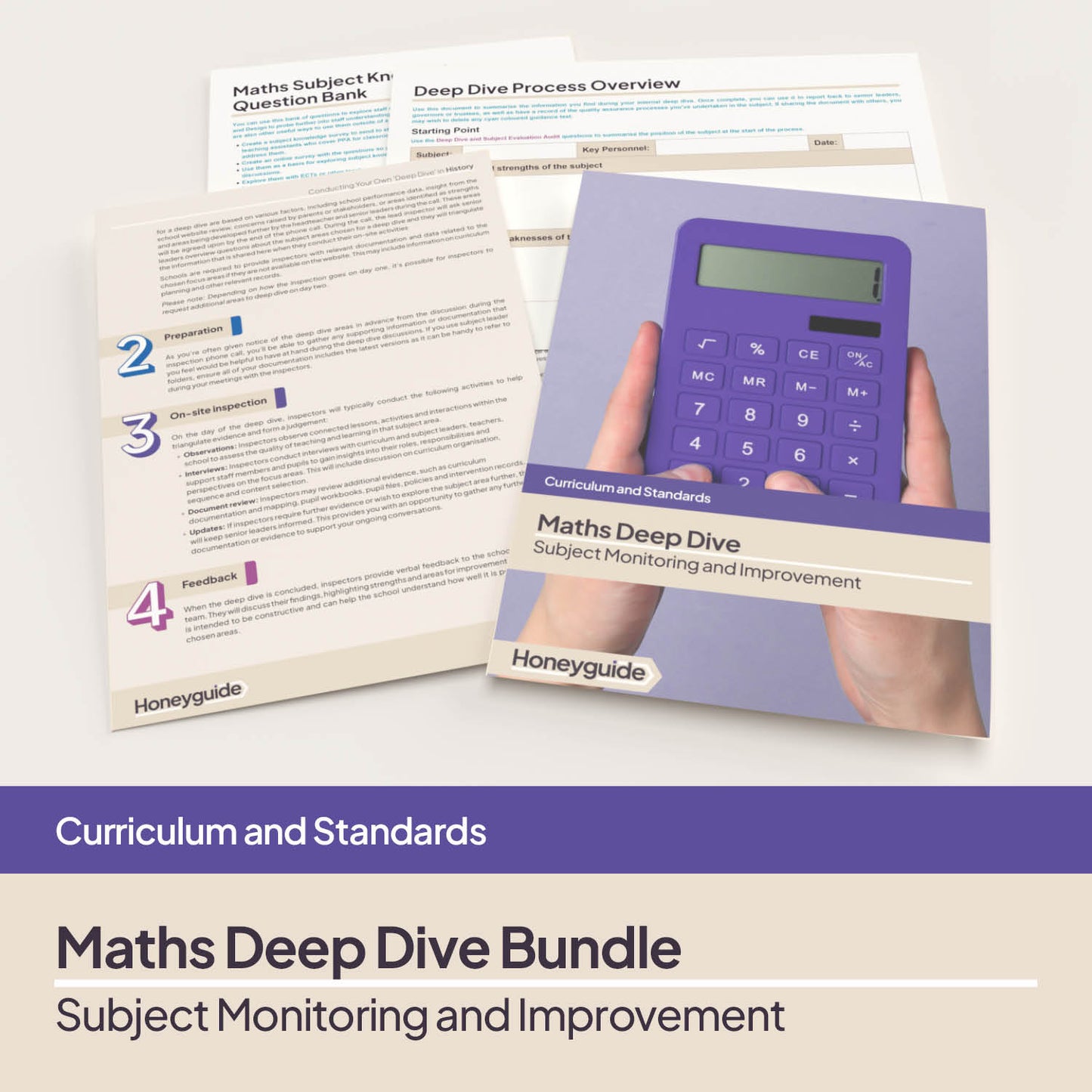 Maths Deep Dive and Subject Knowledge Bundle by Honeyguide