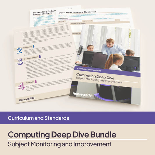 Computing Deep Dive and Subject Knowledge Bundle by Honeyguide School Leader Support