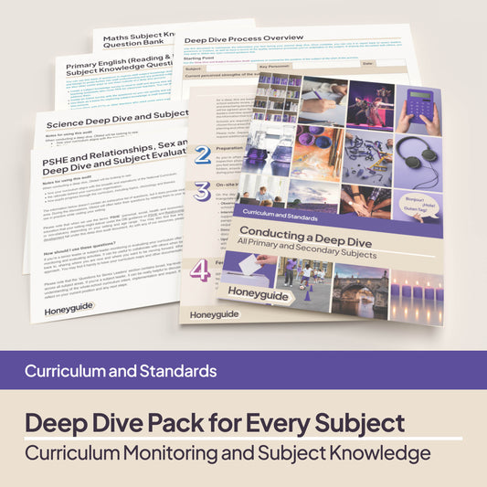 Deep Dive in Every Subject: Full Curriculum Set - Honeyguide School Leader Support