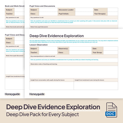 Deep Dive in Every Subject: Full Curriculum Set - Honeyguide School Leader Support