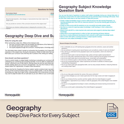 Deep Dive in Every Subject: Full Curriculum Set - Honeyguide School Leader SupportDeep Dive in Every Subject: Full Curriculum Set - Honeyguide School Leader Support