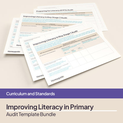 Improving Literacy in Primary - Audit Template Bundle