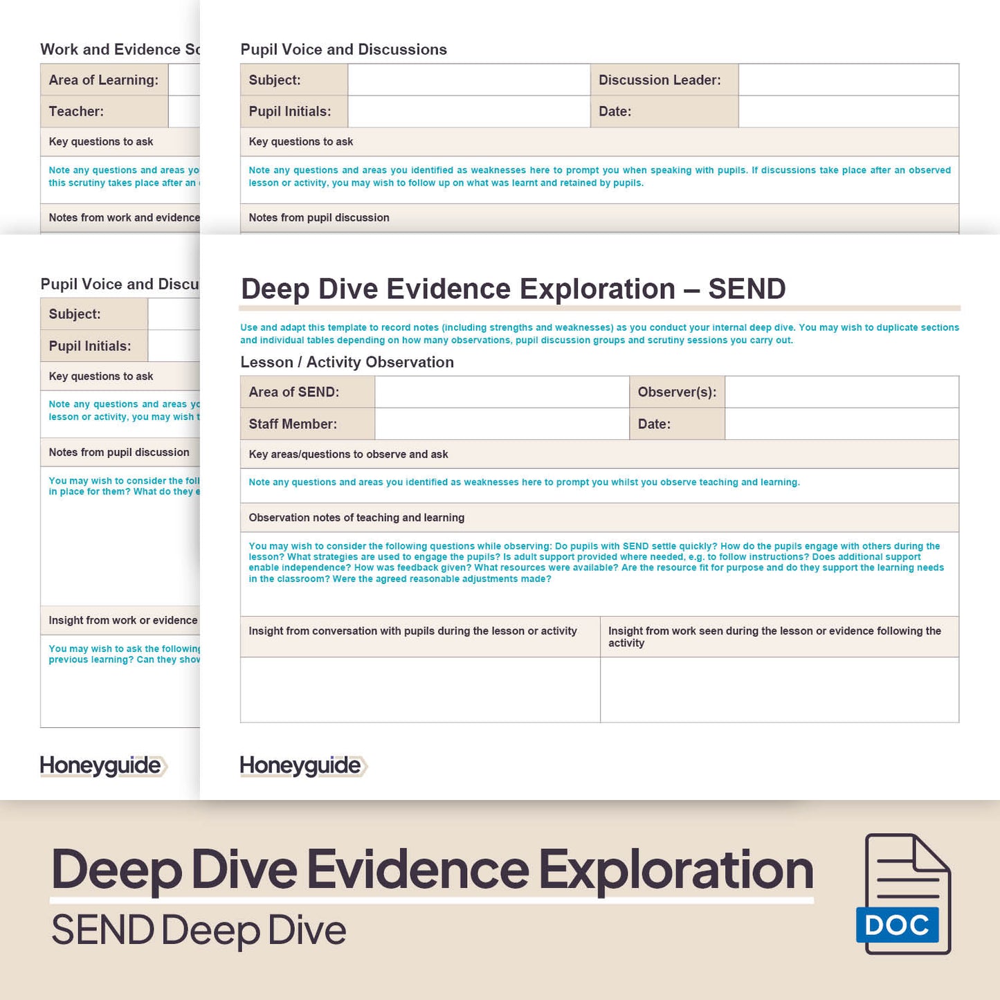 SEND Deep Dive and Evaluation Pack