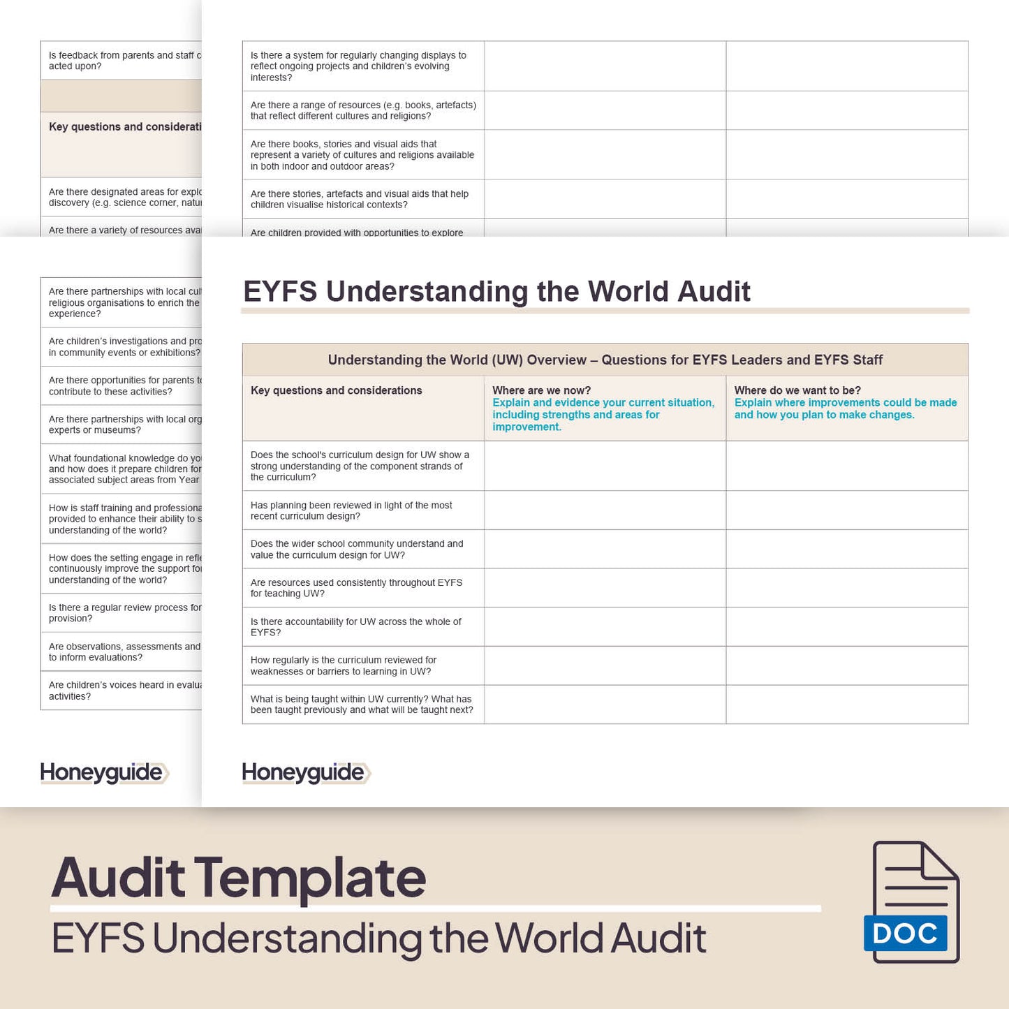 Understanding the World Audit Pack