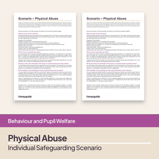 Safeguarding Scenario: Physical Abuse