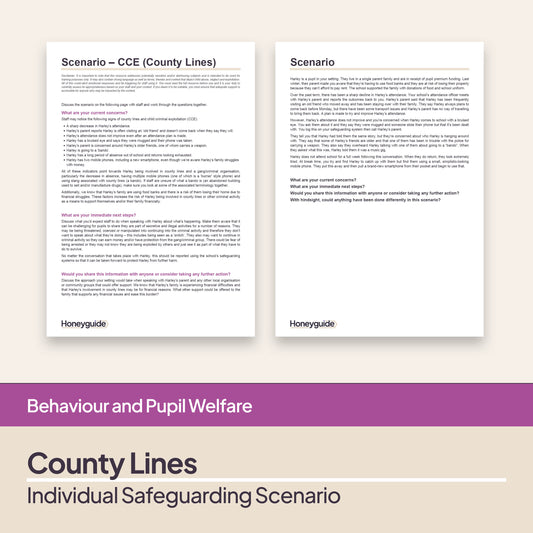 Safeguarding Scenario: County Lines