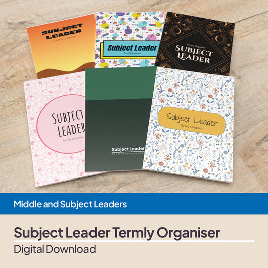 Subject Leader Termly Organiser