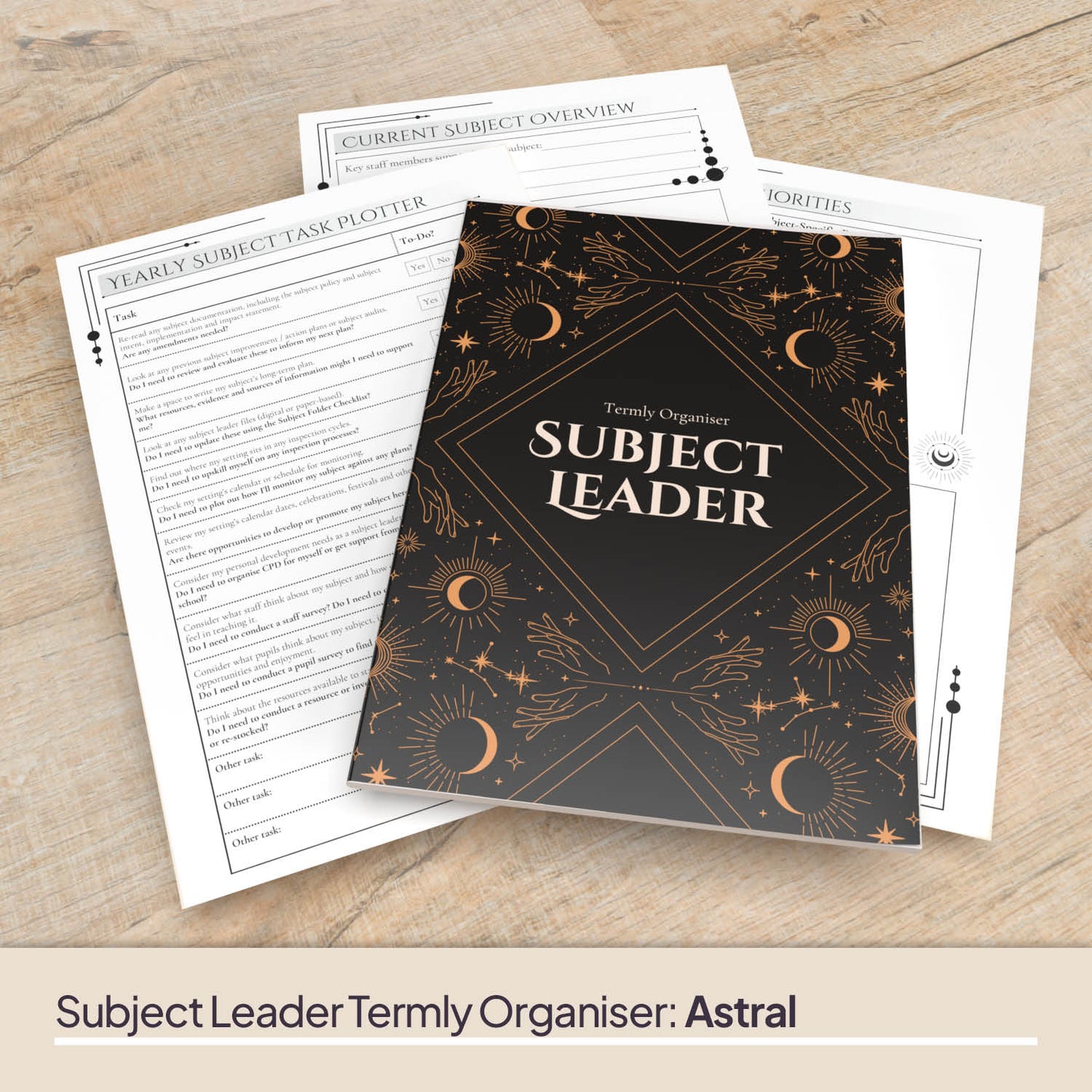 Subject Leader Termly Organiser