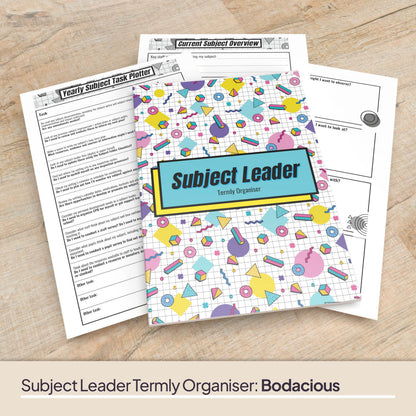 Subject Leader Termly Organiser