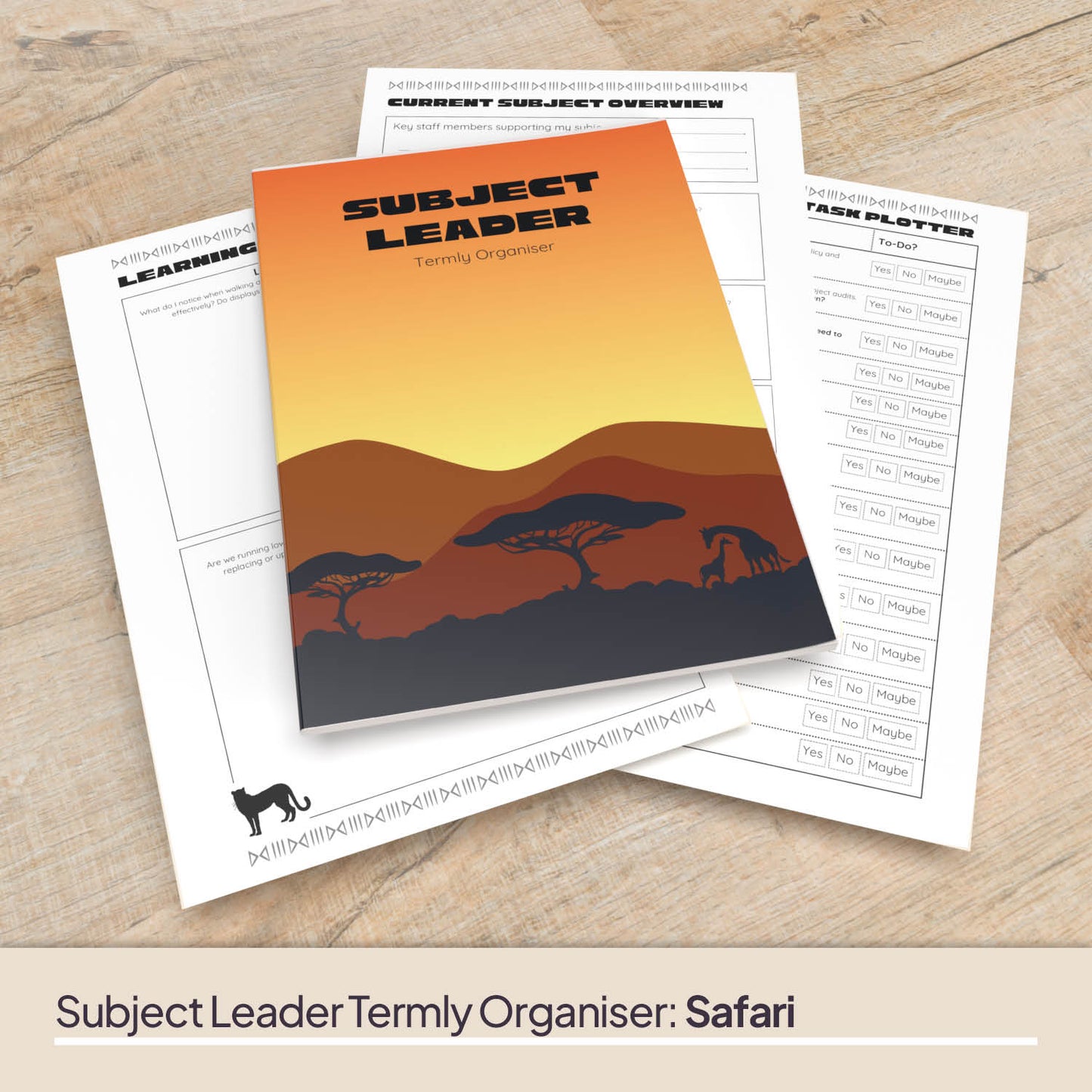 Subject Leader Termly Organiser