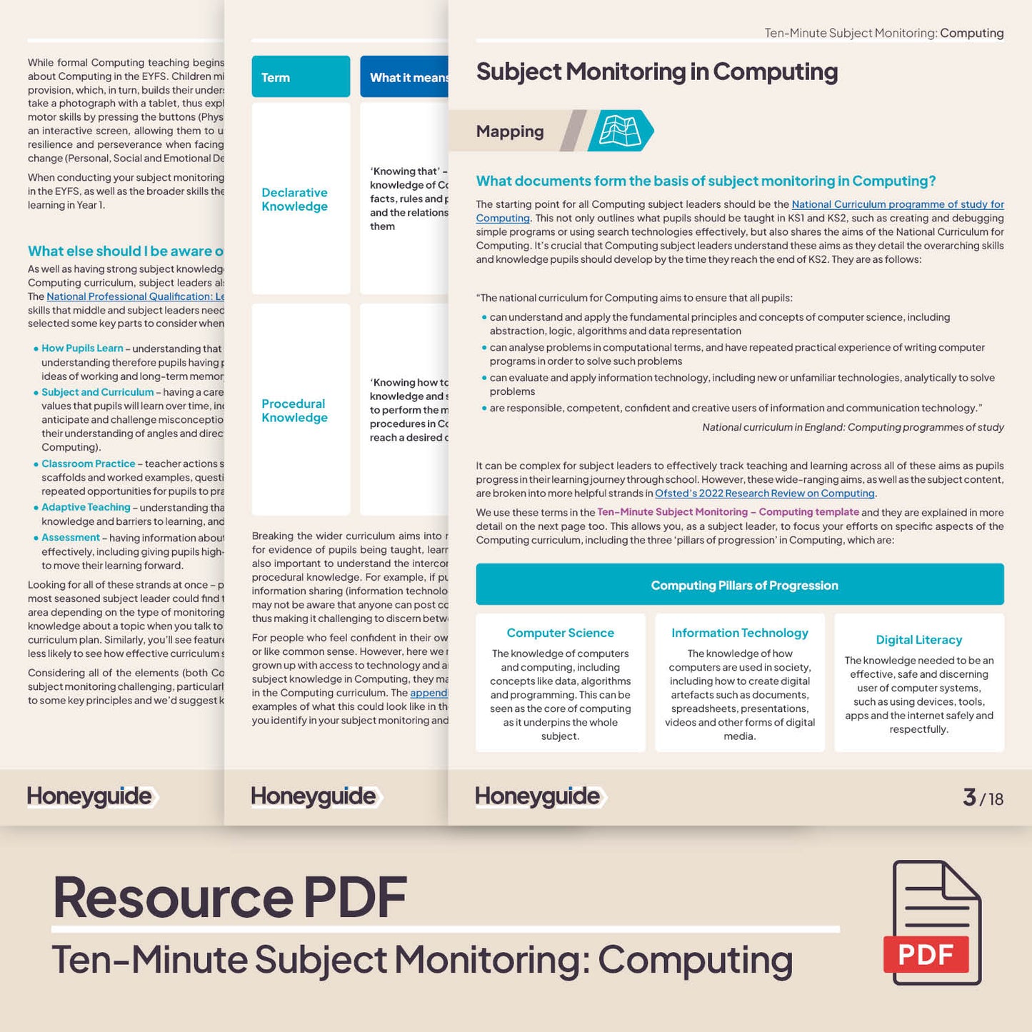 Ten-Minute Subject Monitoring: Primary Computing