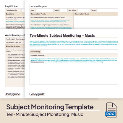 Ten-Minute Subject Monitoring: Primary Music