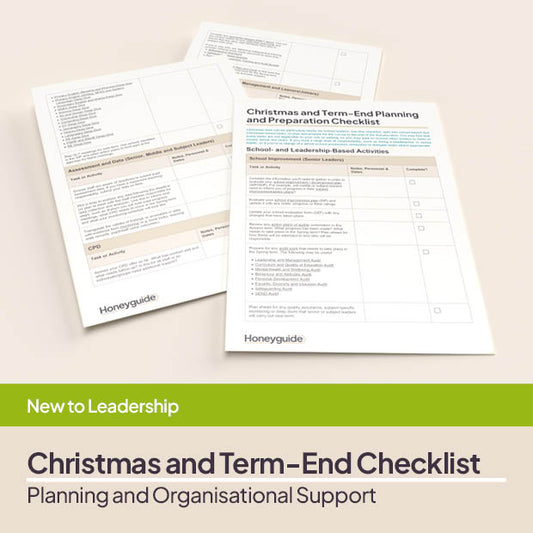 Christmas and Term End Planning and Preparation Checklist