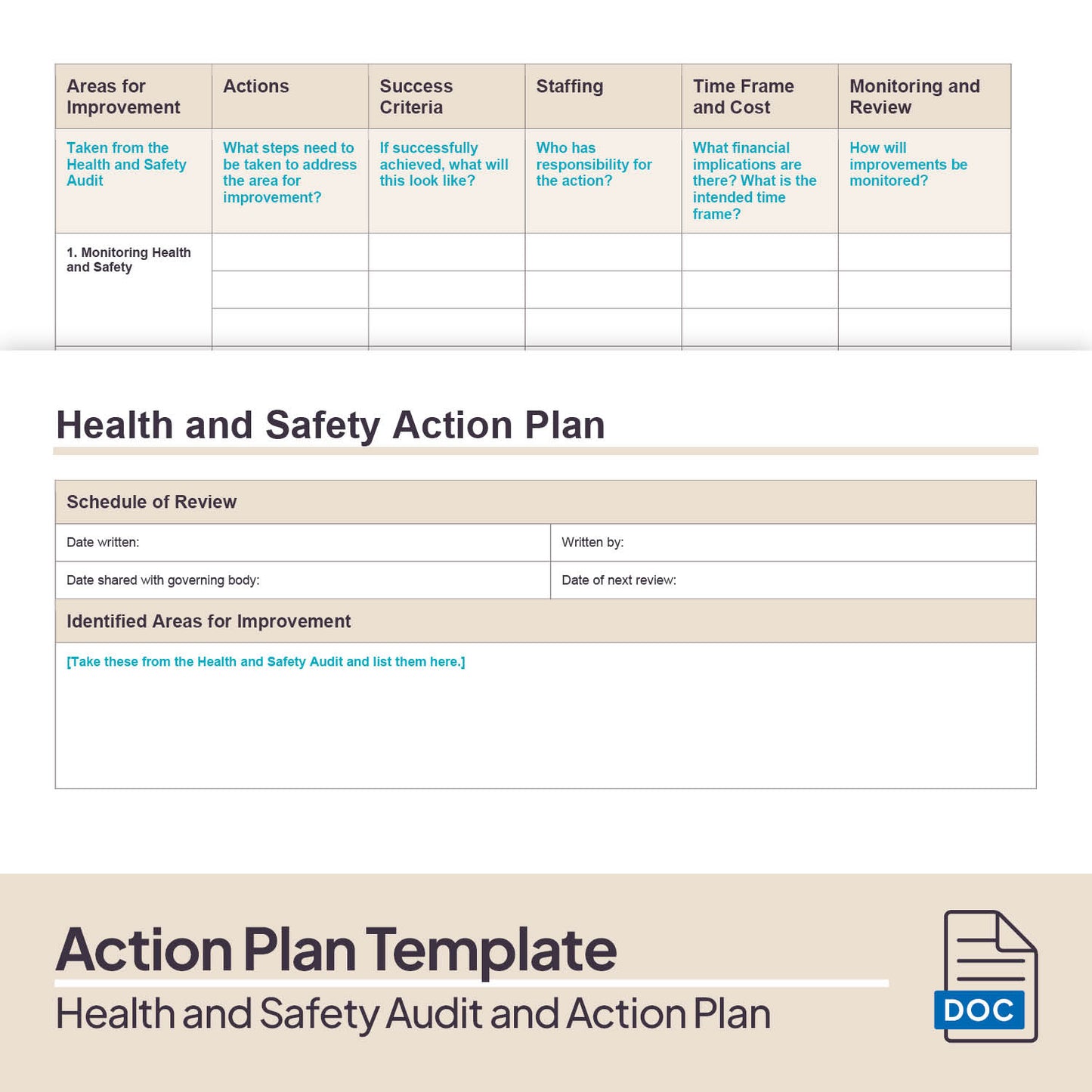 Health and Safety Audit and Action Plan