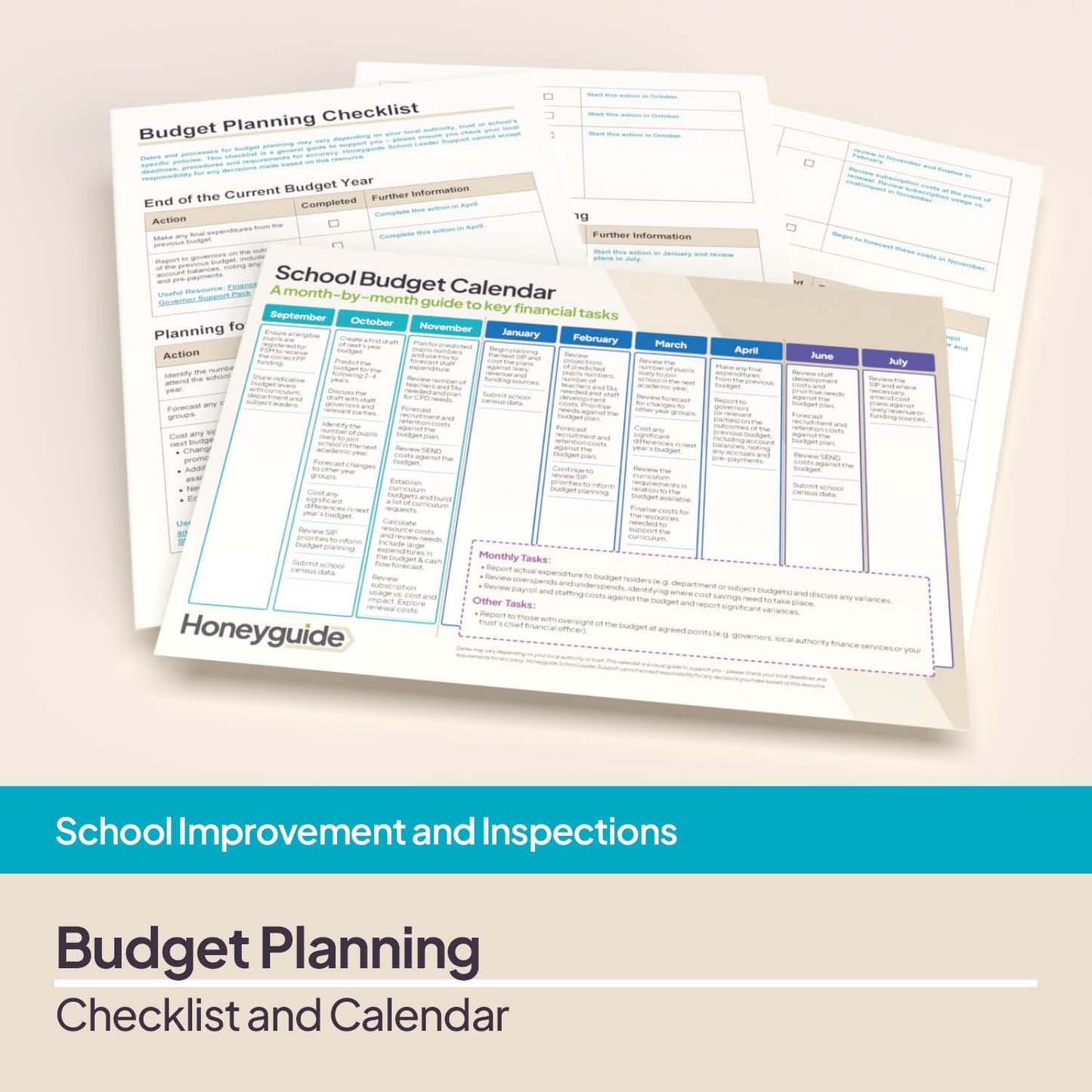 Budget Planning Checklist and Calendar