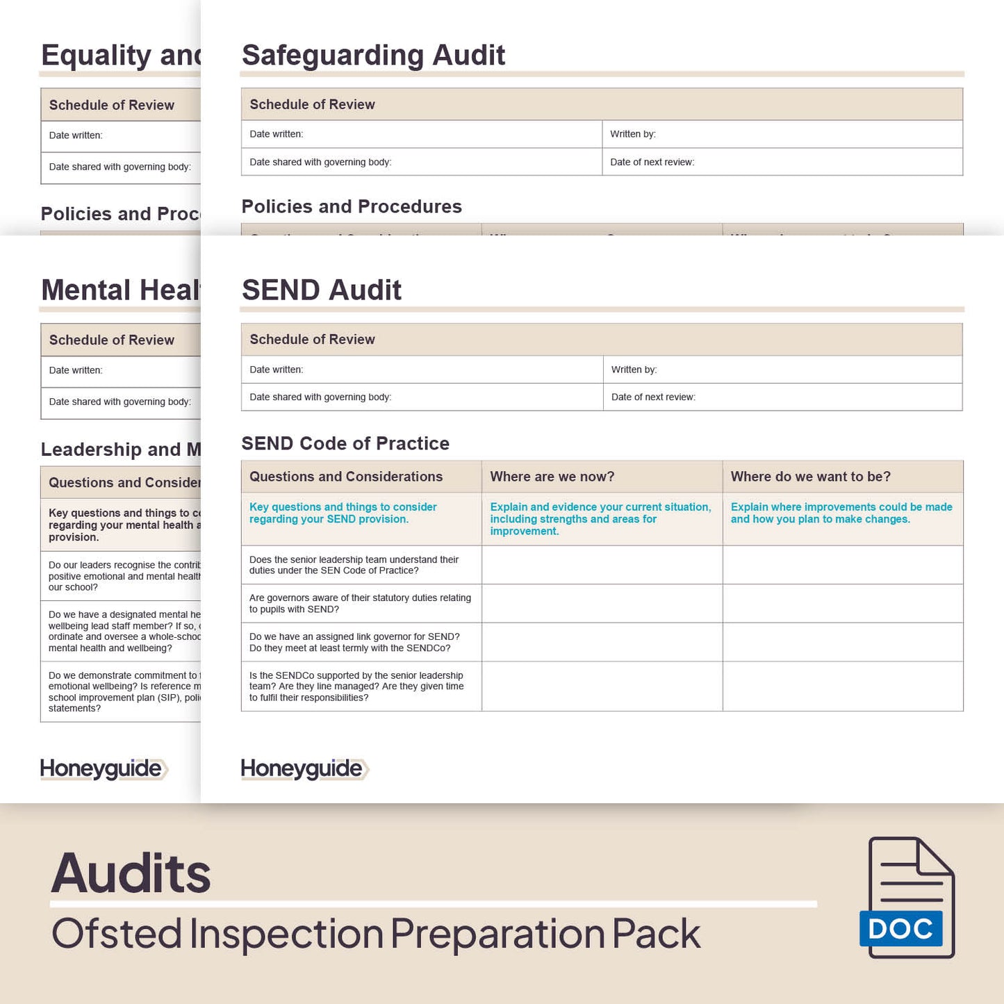 Ofsted Inspection Preparation Pack