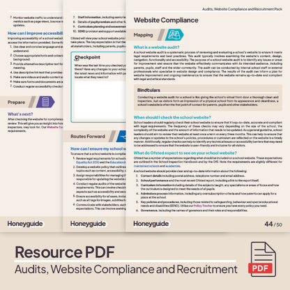 Audits, Website Compliance and Recruitment Pack