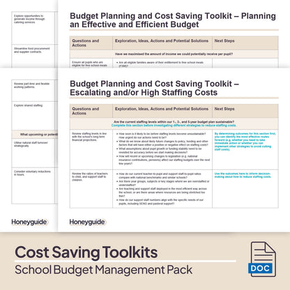 School Budget Management Pack