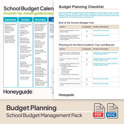 School Budget Management Pack