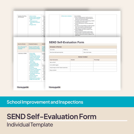 SEND Self-Evaluation Form Template