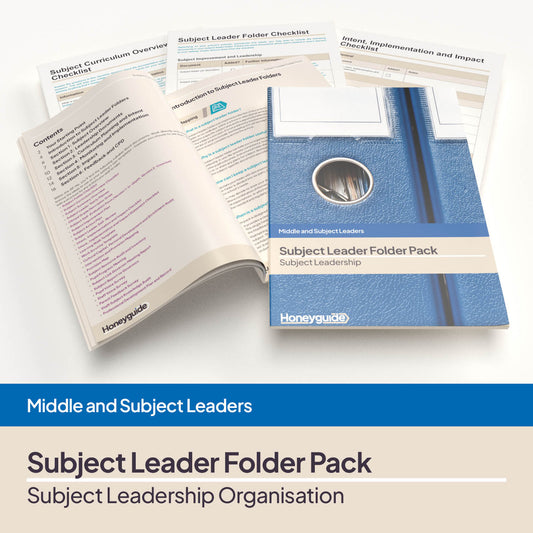Subject Leader Folder Pack