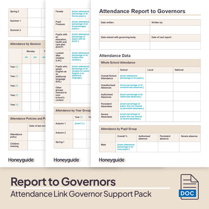 Attendance Link Governor Support Pack