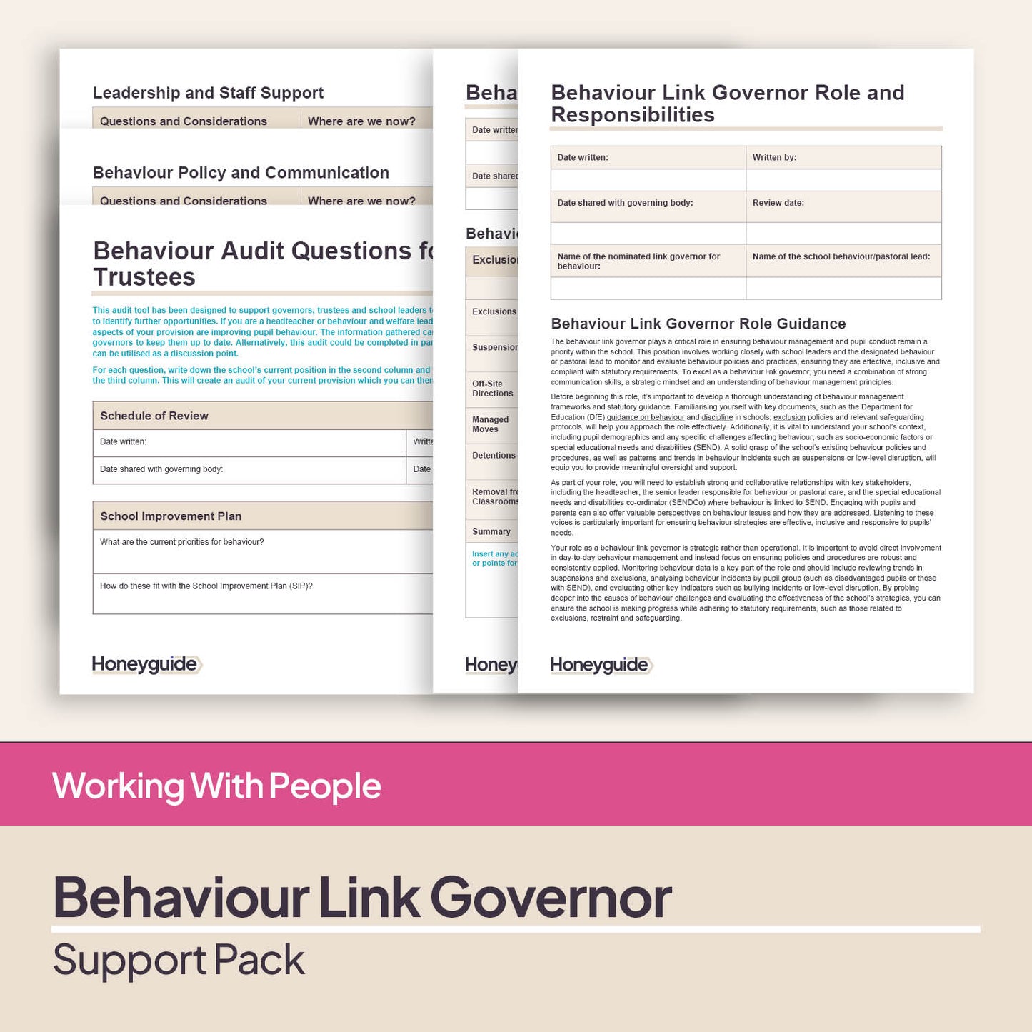 Behaviour Link Governor Support Pack