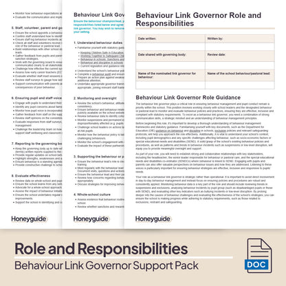 Behaviour Link Governor Support Pack