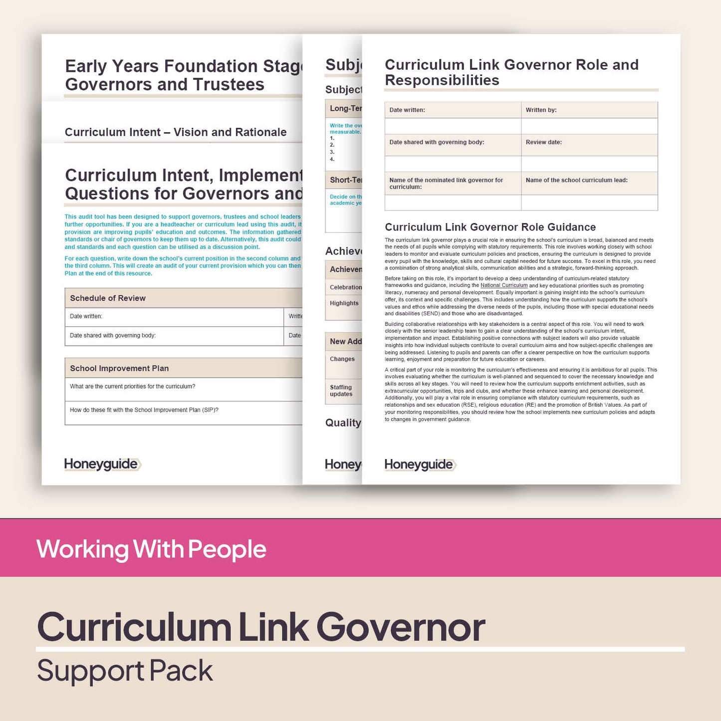 Curriculum Link Governor Support Pack