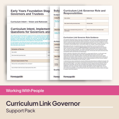 Curriculum Link Governor Support Pack