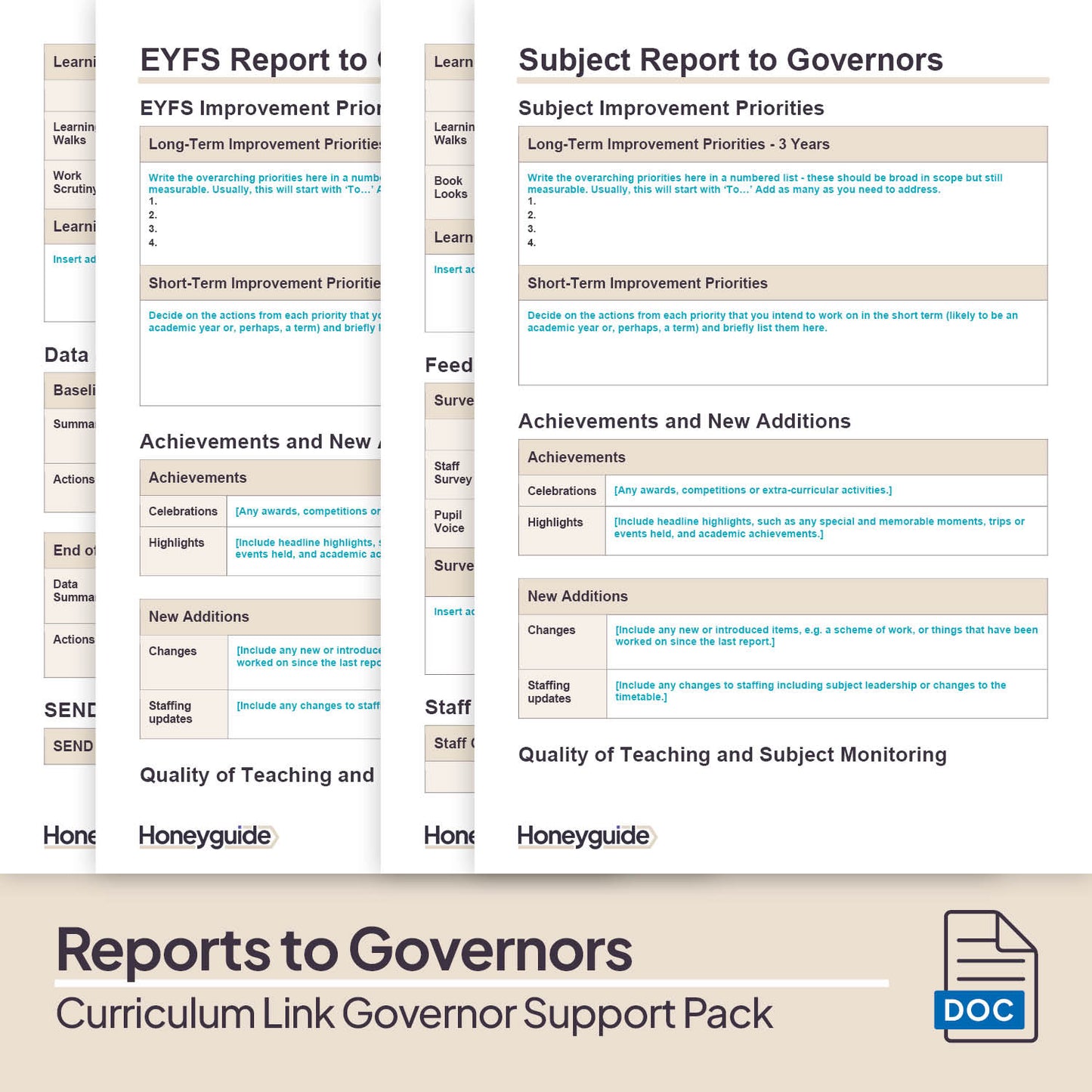 Curriculum Link Governor Support Pack