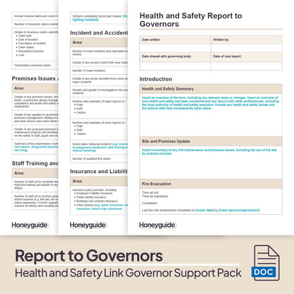 Health and Safety Link Governor Support Pack