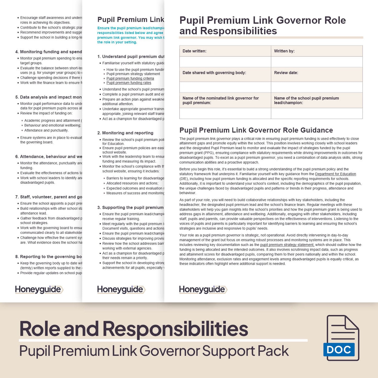 Pupil Premium Link Governor Support Pack