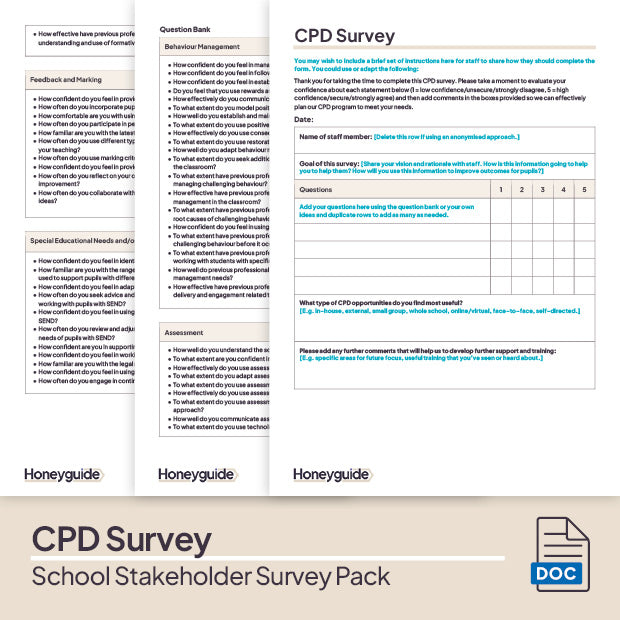 Parent and School Stakeholder Survey Pack