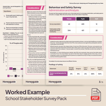 Parent and School Stakeholder Survey Pack