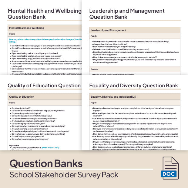 Parent and School Stakeholder Survey Pack